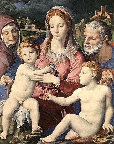 Agnolo Bronzino Holy Family Norge oil painting art